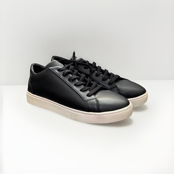 Thousand Fell Shoes - Thousand Fell Lace Up Vegan Leather Sneakers, Women's Size W-7 Brazil